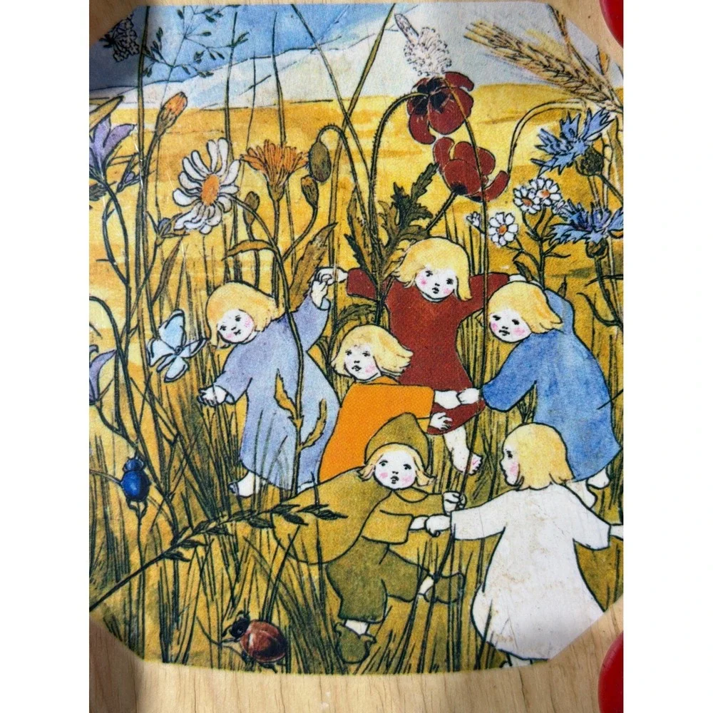 Hearth Song Root Children Wooden Flower Press Vintage 1993 Sibylle von Olfers
